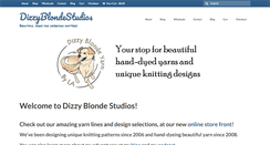 Desktop Screenshot of dizzyblondestudios.com