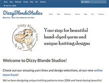 Tablet Screenshot of dizzyblondestudios.com